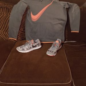 Nike Flex Experience RN 6 Premium Wolf Grey/Metallic Hematite/Racer Pink Women's